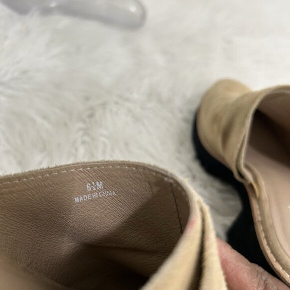 Eileen Fisher Mules Women’s Size 6.5 M Tan Leather Suede Hiya Slip On Platform - Picture 11 of 11